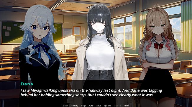 AI Schoolgirls Murder Mystery