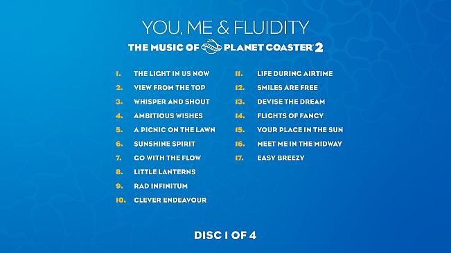 The music of Planet Coaster 2: You, me & Fluidity