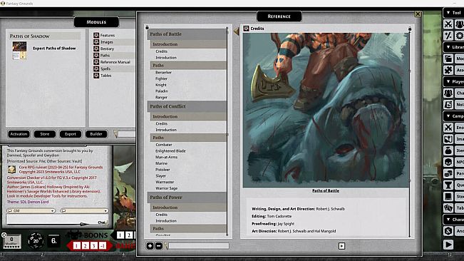 Fantasy Grounds - Shadow of the Demon Lord Expert Paths of Shadow Bundle