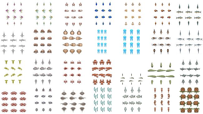RPG Maker MZ - KR Aquarium Tileset