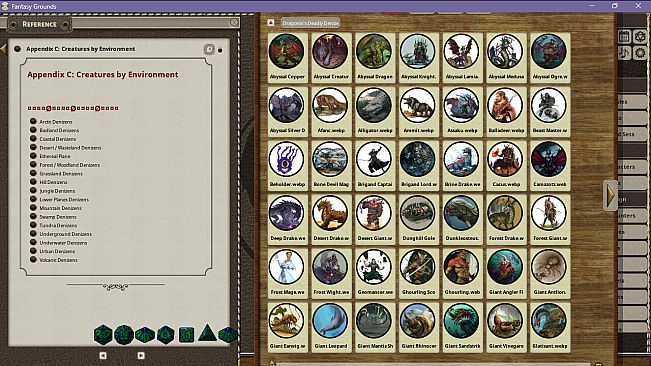 Fantasy Grounds - Dragonix's Deadly Denizens