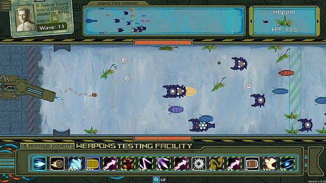 Dr. Professor Scientist's Weapons Testing Facility