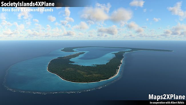 X-Plane 12 Add-on: Aerosoft - Society Islands XP - Bora Bora & Leeward Islands