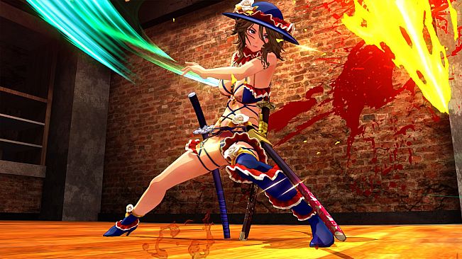 OneeChanbara ORIGIN - Exclusive Aya Costume: Aya's Bondage Bikini Royal Blue