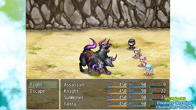 RPG Maker MV - Fantasy Heroine Character Pack 2