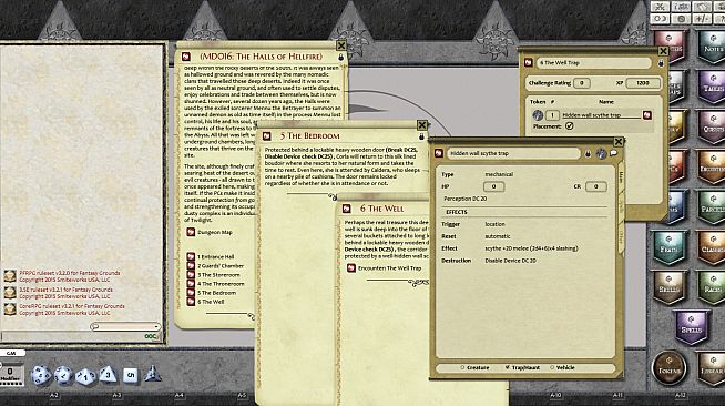 Fantasy Grounds - Mini-Dungeon #016: The Halls of Hellfire (PFRPG)