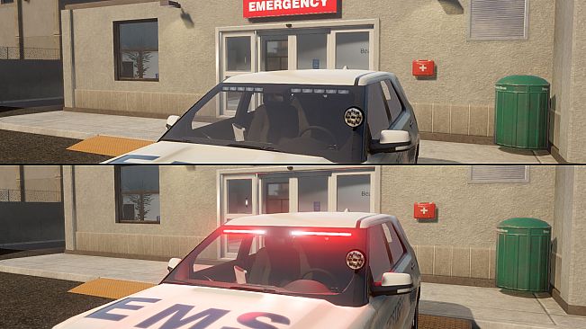 Flashing Lights: Visor Lights DLC (Police, Fire, EMS)