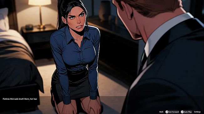 Beautiful Subordinates Kneeling Beside Hero