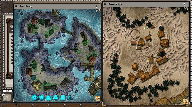 Fantasy Grounds - Town and Village Map Pack by Joshua Watmough (Map Pack)