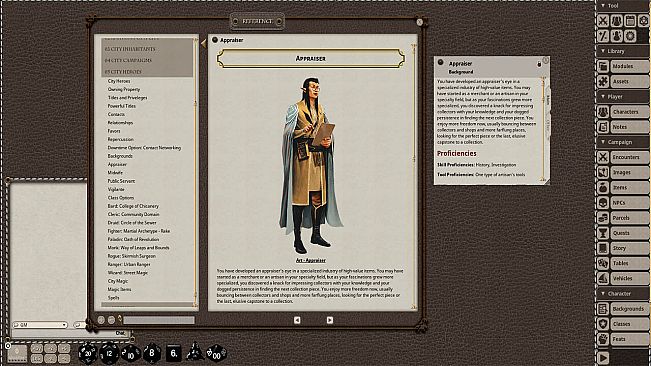Fantasy Grounds - Campaign Builder: Cities & Towns