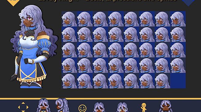 RPG Maker MZ - Lovely Knights Character Assets