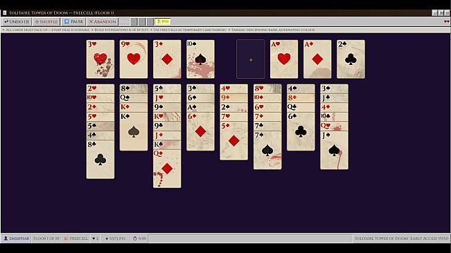 The Solitaire Tower of Doom