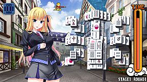Pretty Girls Mahjong Solitaire [BLUE]