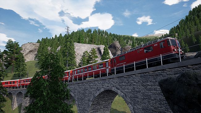 Train Sim World 4 Compatible: Arosalinie: Chur - Arosa Route Add-On