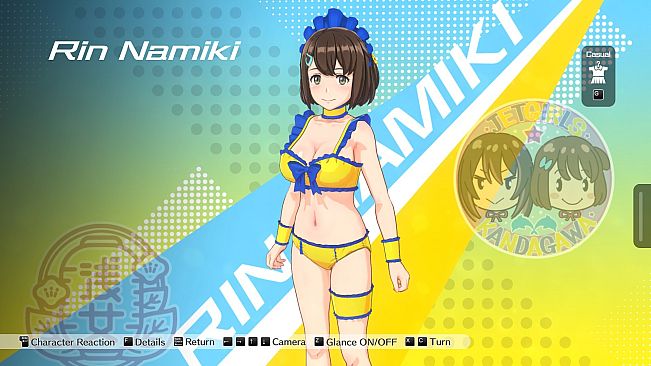 Kandagawa Jet Girls - Maid Bikini (Lemon Yellow)