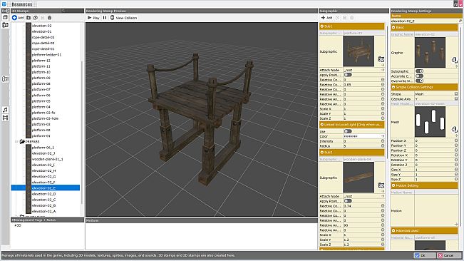 RPG Developer Bakin Wooden Platform Pack