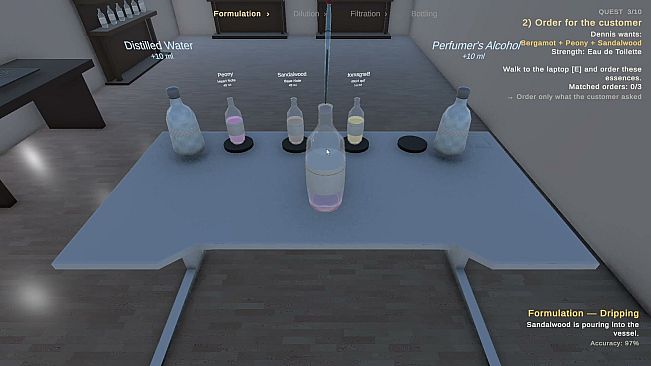 Perfumer's Life Simulator