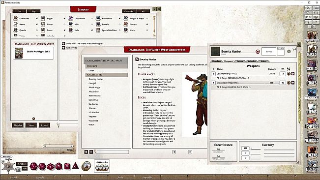 Fantasy Grounds - Deadlands: The Weird West: Archetypes 02