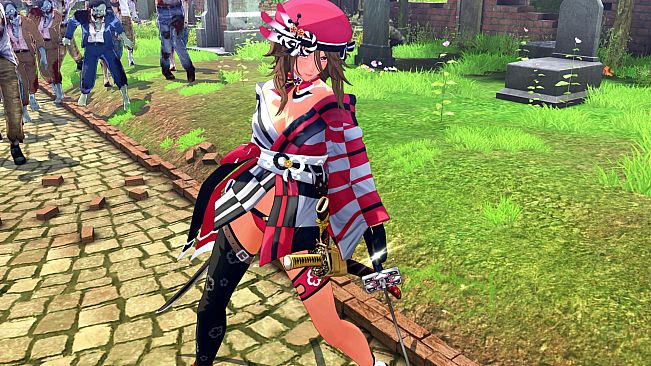 OneeChanbara ORIGIN - Exclusive Aya Costume: Saki's Fantasy Courtesan Red