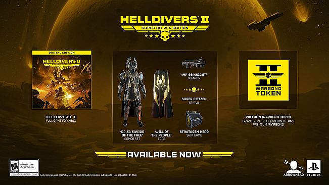 HELLDIVERS 2 Super Citizen Edition