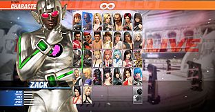 DOA6 "Nova" Sci-Fi Body Suit (Silver) - Zack