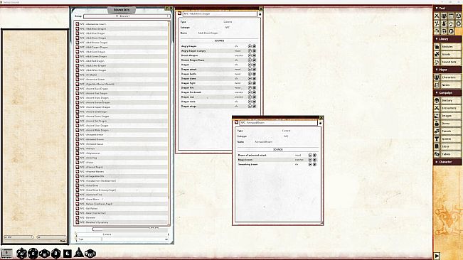 Fantasy Grounds - Pathfinder 2 RPG - Bestiary - Syrinscape Sound Link Pack