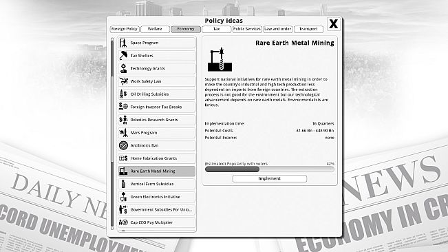 Democracy 3: Clones and Drones
