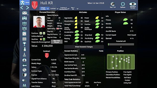 Rugby League Team Manager 2018 - Season 2018 Update