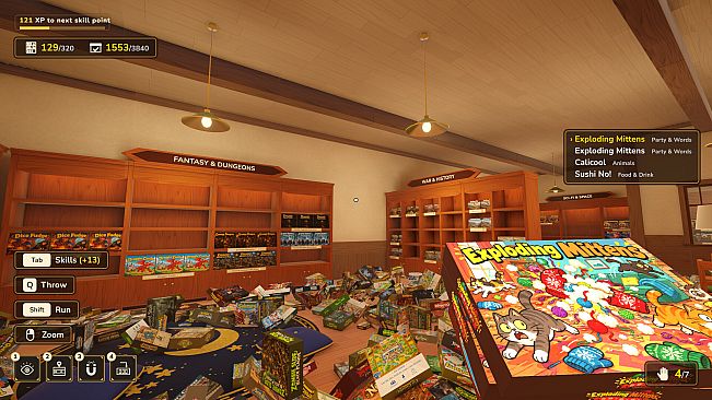 The Cozy Board Game Shop: Tidy Up
