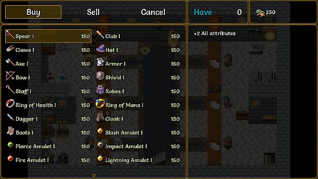 Claritas - Dungeon Crawler RPG