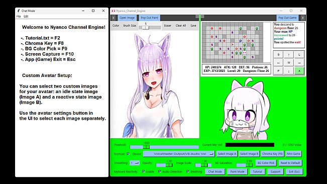 Nyanco Channel Engine