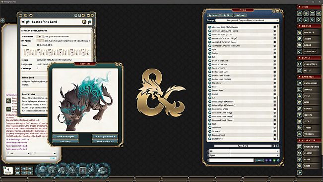 Fantasy Grounds - Dungeons & Dragons Player's Handbook
