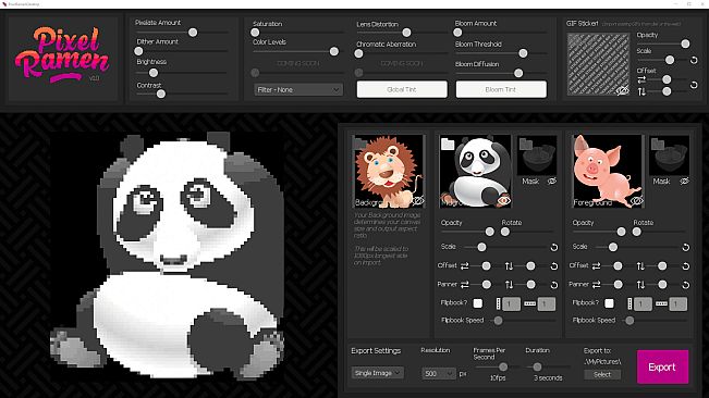 Pixel Ramen - Easy Pixel Art and Pixel GIF Creator