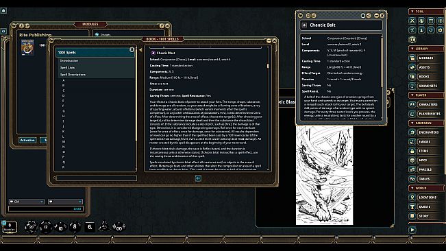 Fantasy Grounds - 1001 Spells