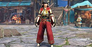 Monster Hunter Rise - "Hinoa" Hunter layered armor set