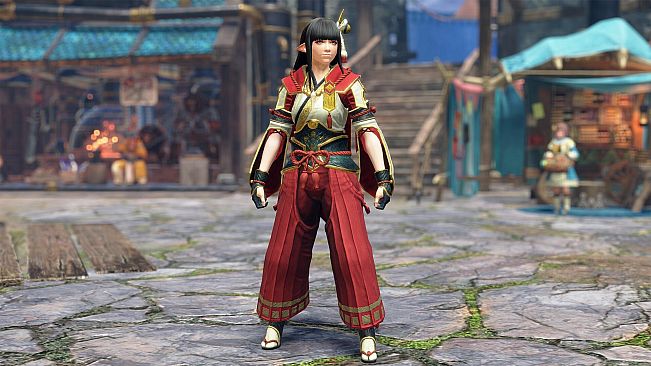 Monster Hunter Rise - "Hinoa" Hunter layered armor set