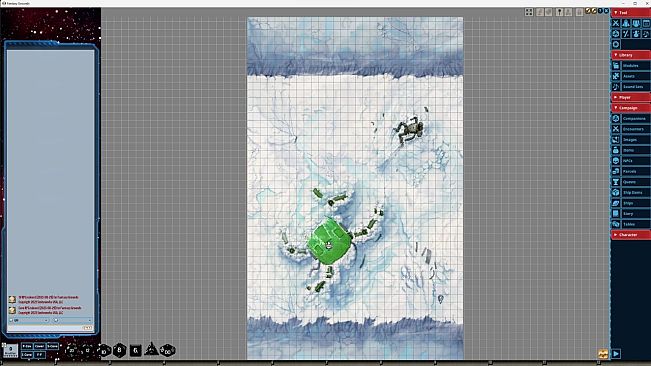 Fantasy Grounds - Starfinder RPG - Starfinder Flip-Mat - Enormous Battlefield