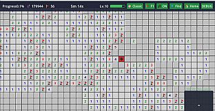 Infinite Minesweeper Simulator