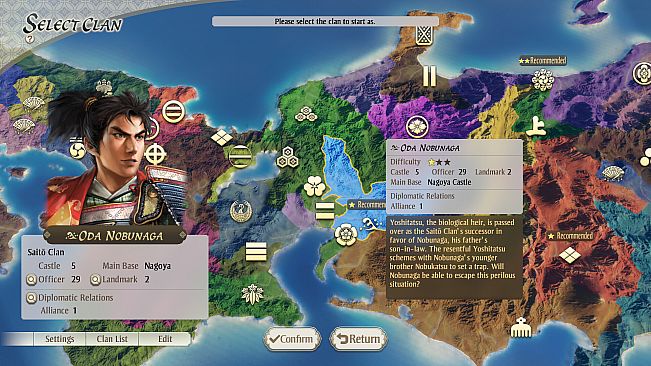 Set of 6 Scenarios for "NOBUNAGA'S AMBITION: Awakening"