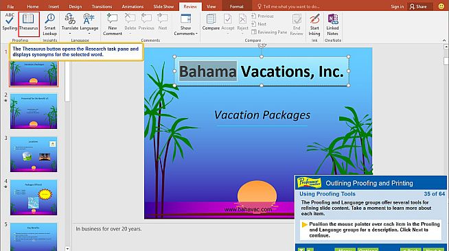 Professor Teaches PowerPoint 2016