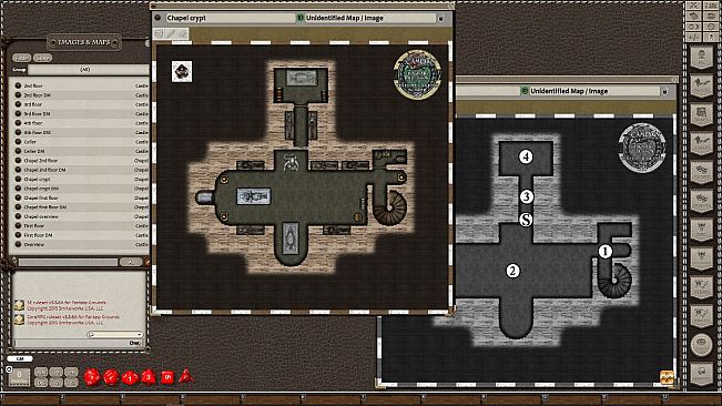 Fantasy Grounds - Winter Castle (Map Pack)