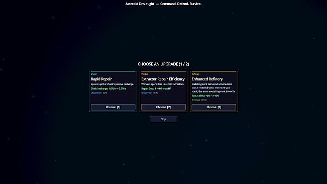 Asteroid Onslaught: Command. Defend. Survive.