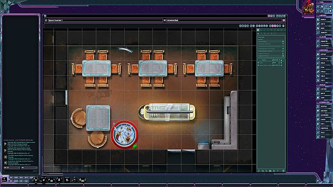 Fantasy Grounds - Starfinder 2 RPG - Flip-Mat: Space Station