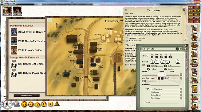 Fantasy Grounds - Deadlands Reloaded: Blood Drive 3