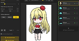 AnimSprite Pixelizer - Convert Hand-drawn Animations to Pixel Art