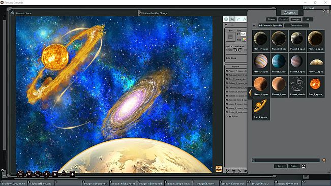 Fantasy Grounds - FG Fantastic Space Map Pack