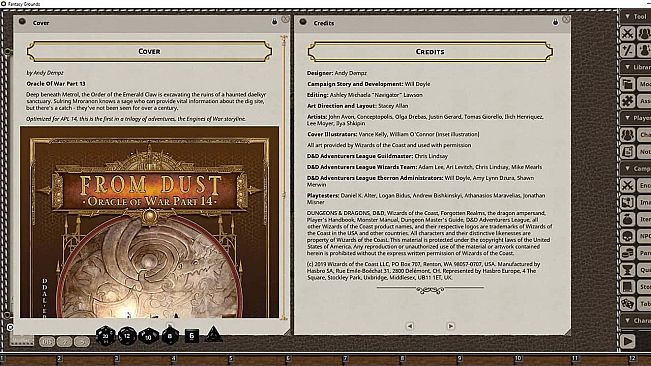 Fantasy Grounds - D&D Adventurers League EB-14 From Dust