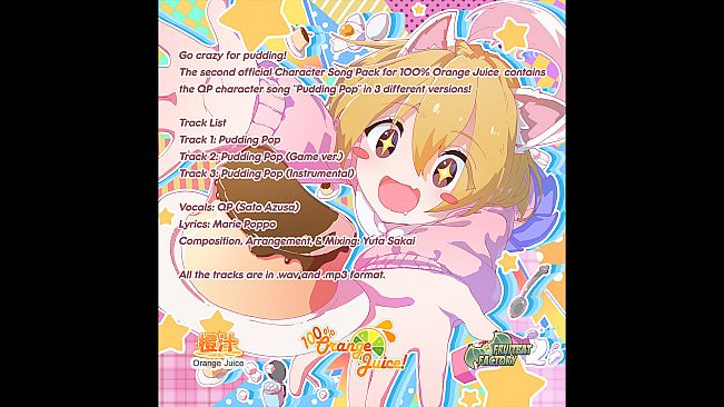 100% Orange Juice - Character Song Pack: Pudding Pop