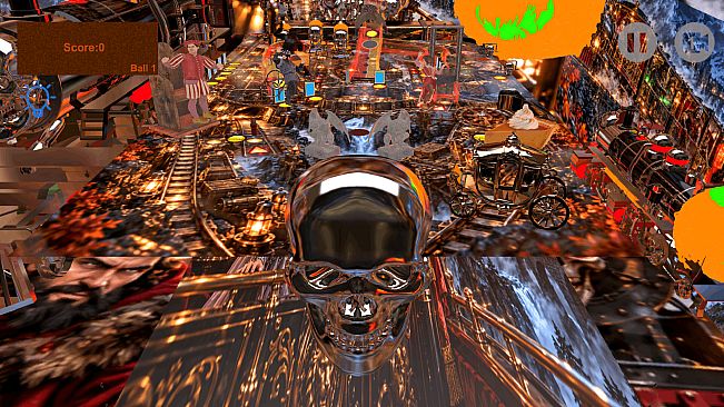 Pinball Fantasy Zombie Halloween Express