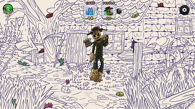 Hidden Cats in Spooky Village